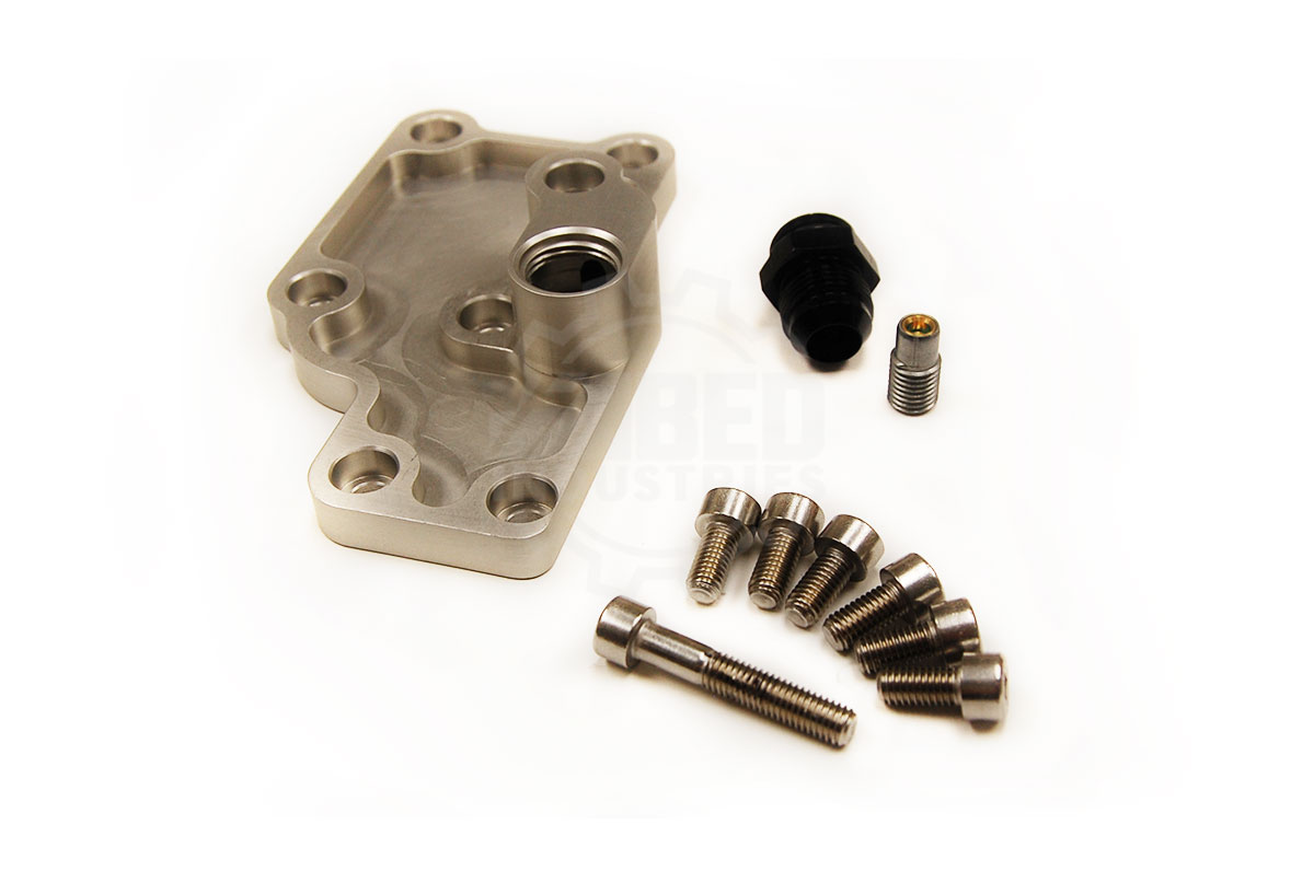 VW827 Dry Sump feed block product image - SKU 462-001-0002