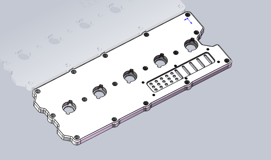 07K 2.5 N/A - 07RSCHE Billet Valve cover w/ Breather box product image - SKU 462-075-004