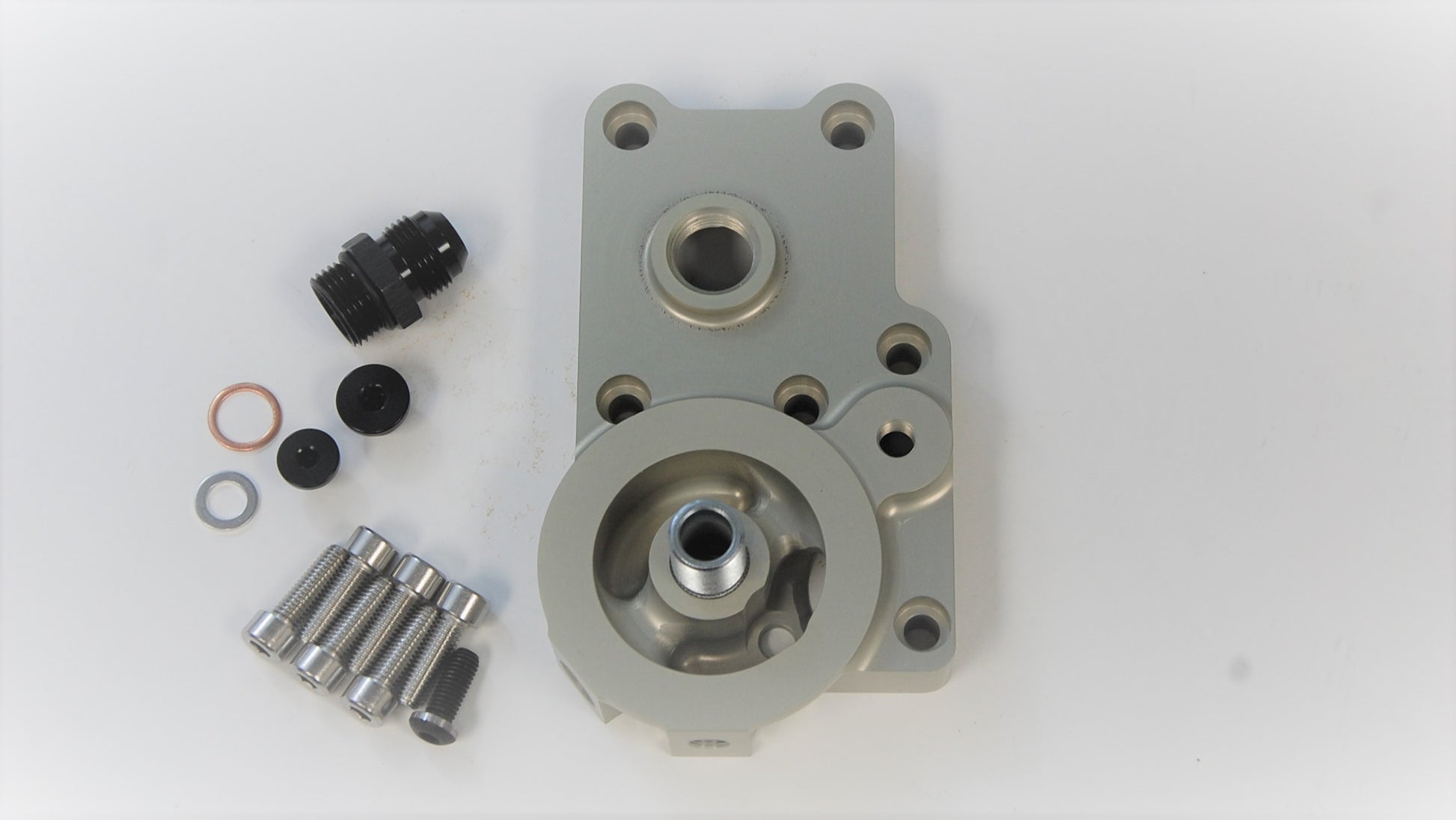 VW827 EARLY -  Billet Oil Filter housing w/ Crankcase box product image - SKU 462-103-772