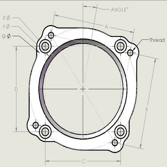 Custom Throttle Body Adapter Plate