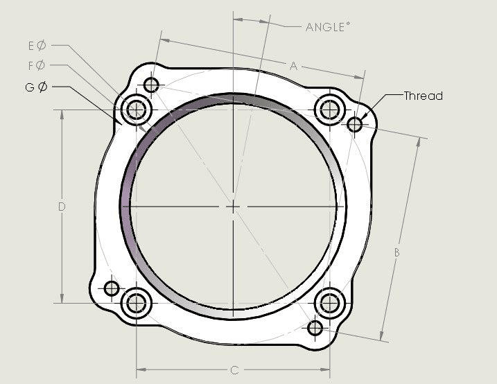 Custom Throttle Body Adapter Plate